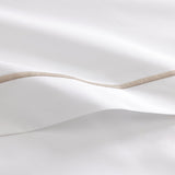 Athena Loutre Flat Sheet by Yves Delorme King Flat Sheet Loutre at FIG LINENS AND HOME 2