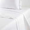 Athena Loutre Flat Sheet by Yves Delorme King Flat Sheet Loutre at FIG LINENS AND HOME 1