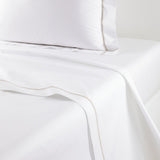 Athena Loutre Flat Sheet by Yves Delorme King Flat Sheet Loutre at FIG LINENS AND HOME 1