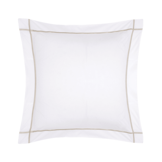 Athena Loutre Sham by Yves Delorme Euro Sham Loutre at FIG LINENS AND HOME 1