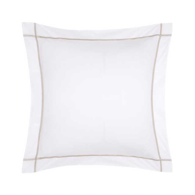 Athena Loutre Sham by Yves Delorme Euro Sham Loutre at FIG LINENS AND HOME 1