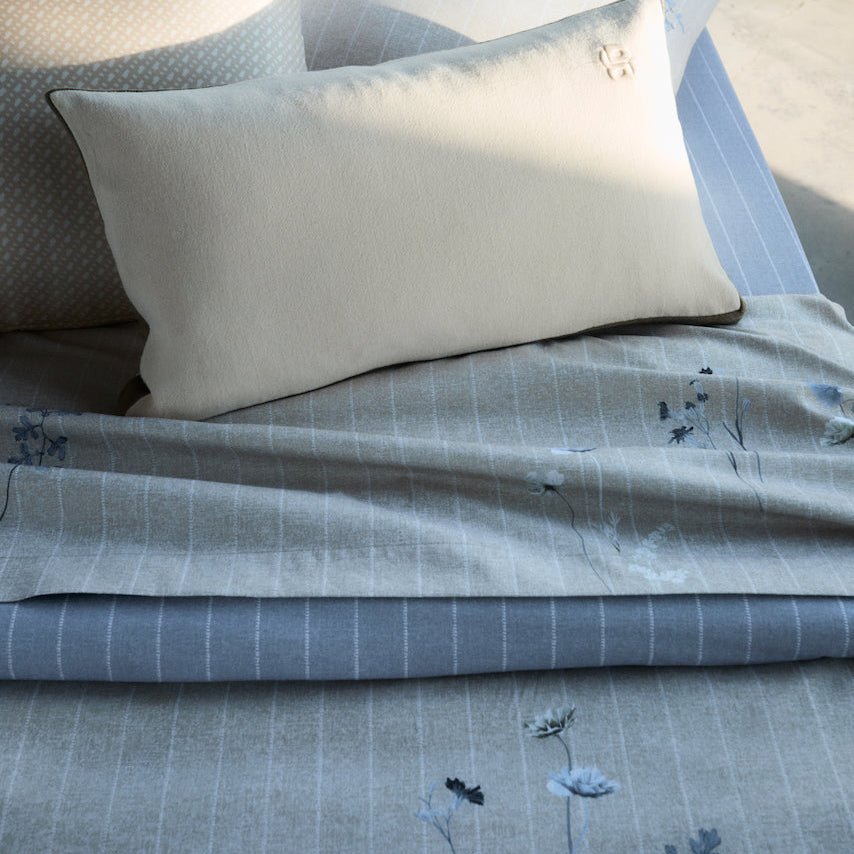 Azure Mist Bedding by Hugo Boss Home Duvet Cover King 111 x 92 MIST at FIG LINENS AND HOME 3
