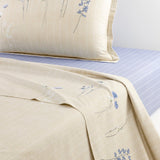 Azure Mist Bedding by Hugo Boss Home Flat Sheet King 106 x 118 MIST at FIG LINENS AND HOME 4