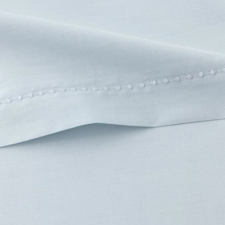Batiste Aqua Bedding by Yves Delorme Pillow Sham Boudoir (Single) 12 x 17 Aqua at FIG LINENS AND HOME 19