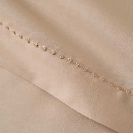 Batiste Biscuit Bedding by Yves Delorme Flat Sheet King 114 x 116 Biscuit at FIG LINENS AND HOME 25