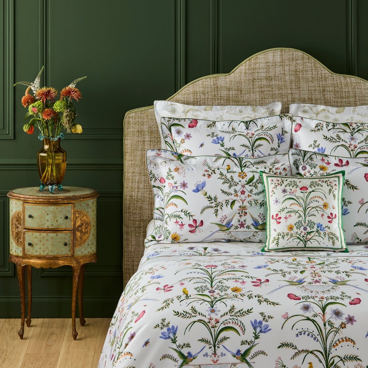 Botanic Duvet Cover by Yves Delorme King Duvet Cover Multi at FIG LINENS AND HOME 3