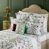 Botanic Fitted Sheet by Yves Delorme King Fitted Sheet Multi at FIG LINENS AND HOME 2