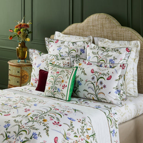 Botanic Fitted Sheet by Yves Delorme King Fitted Sheet Multi at FIG LINENS AND HOME 2