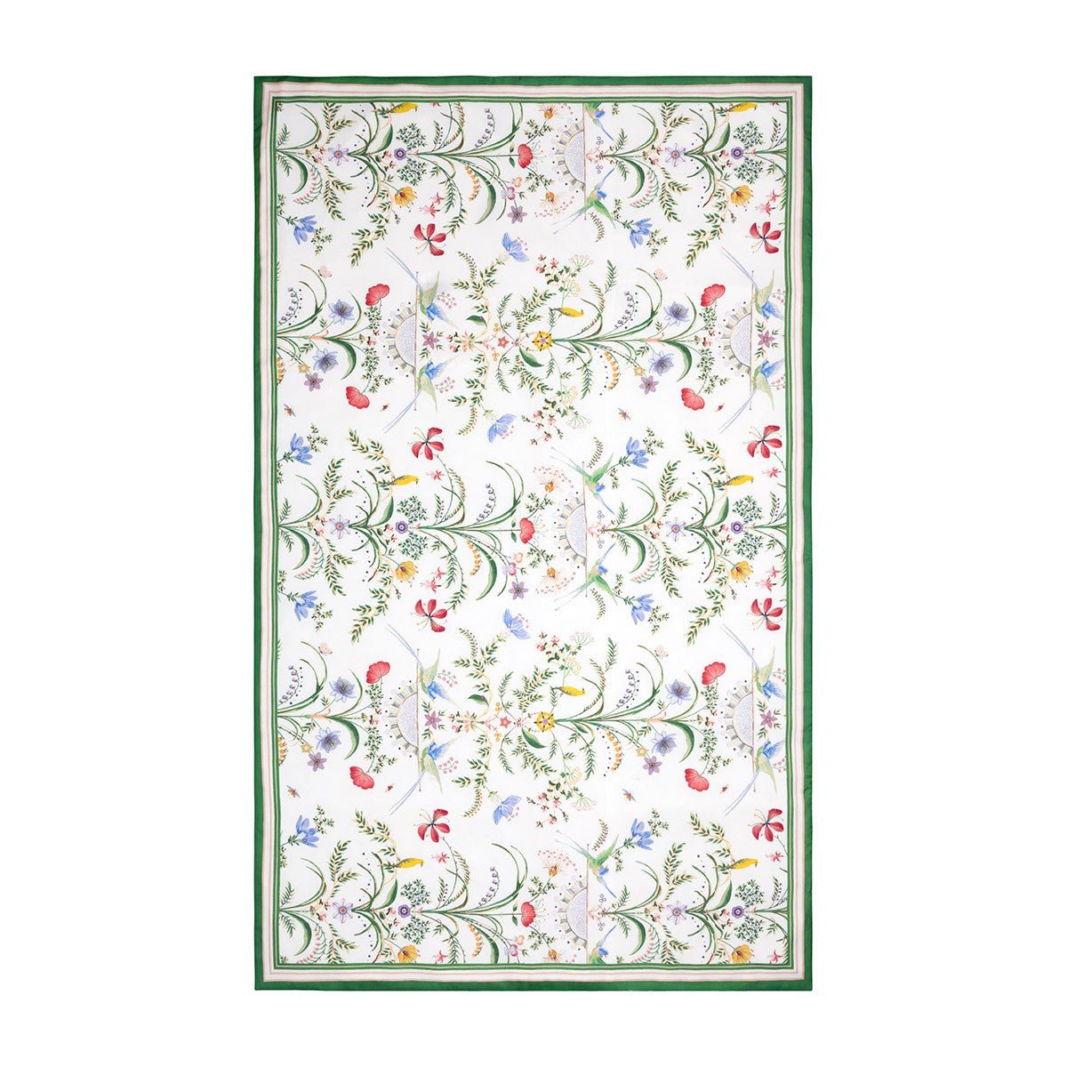 Botanic Silk Counterpane by Yves Delorme Counterpane 87" x 53" Multi at FIG LINENS AND HOME 5