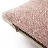 Brume Cedre Decorative Pillows by Yves Delorme - Zipper Detail at Fig Linens and Home 1