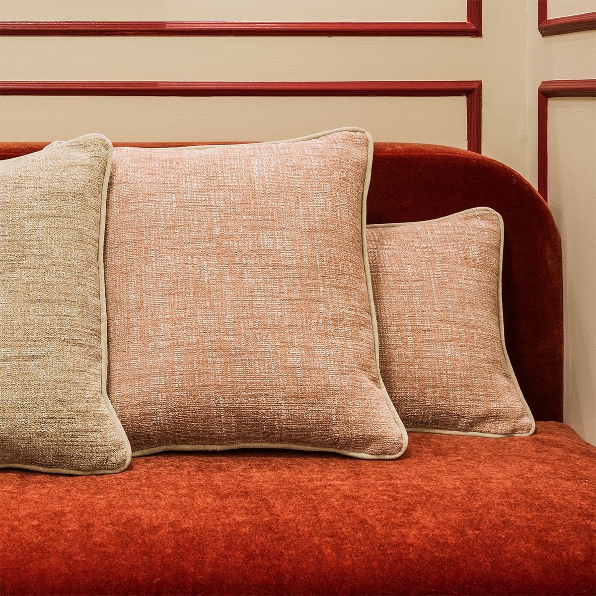 Brume Cedre Decorative Pillows by Yves Delorme - Lifestyle at Fig Linens and Home 3