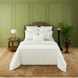 Capri Amande Organic Bedding by Yves Delorme Duvet Cover King 111 x 92 Amande at FIG LINENS AND HOME 1