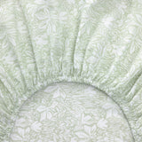 Capri Amande Organic Bedding by Yves Delorme Fitted Sheet King 79 x 81 Amande at FIG LINENS AND HOME 6