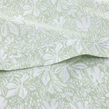 Capri Amande Organic Bedding by Yves Delorme Flat Sheet King 114 x 116 Amande at FIG LINENS AND HOME 4
