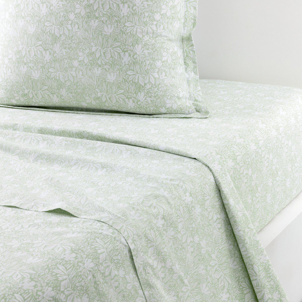 Capri Amande Organic Bedding by Yves Delorme Flat Sheet King 114 x 116 Amande at FIG LINENS AND HOME 3