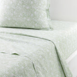 Capri Amande Organic Bedding by Yves Delorme Flat Sheet King 114 x 116 Amande at FIG LINENS AND HOME 3