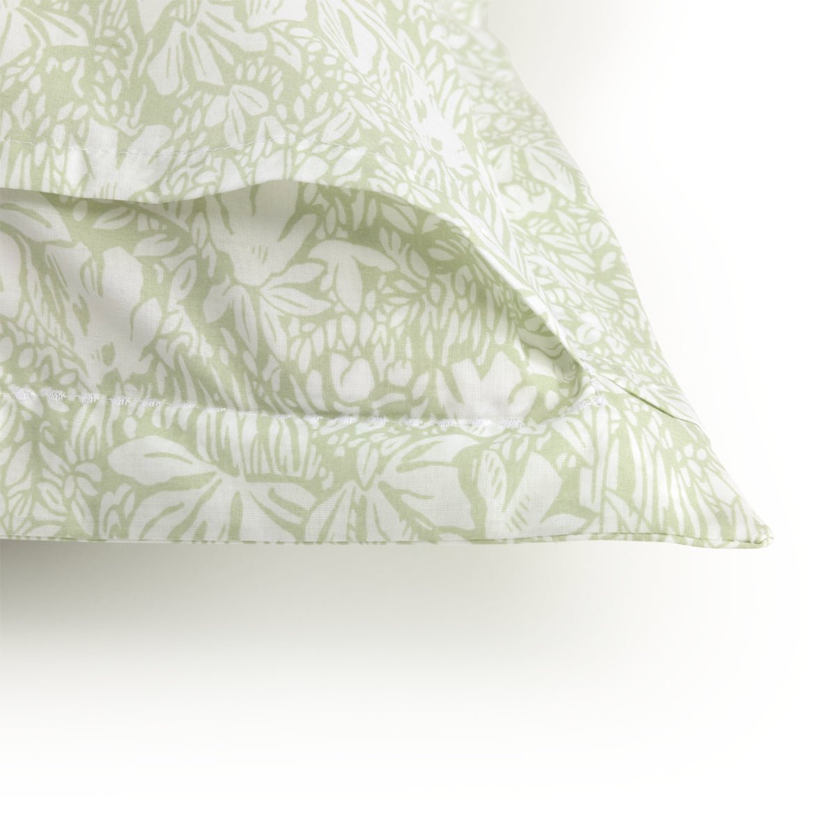 Capri Amande Organic Bedding by Yves Delorme Sham Boudoir (Single) 12 x 17 Amande at FIG LINENS AND HOME 12