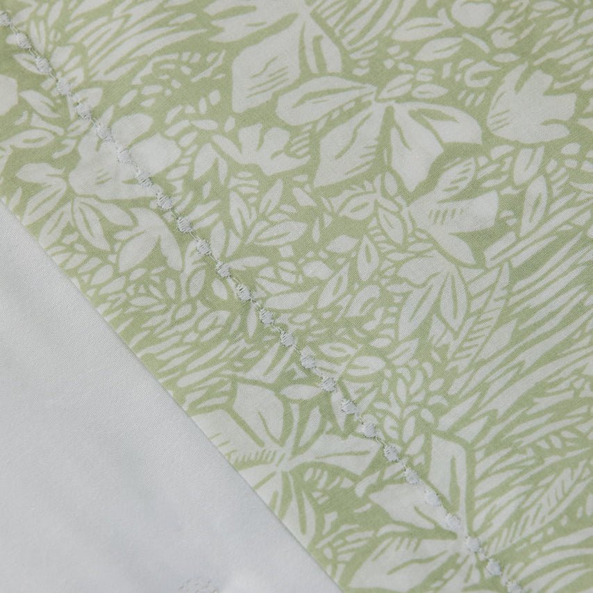 Capri Amande Organic Bedding by Yves Delorme Sham Boudoir (Single) 12 x 17 Amande at FIG LINENS AND HOME 14