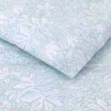 Capri Aqua Organic Bedding by Yves Delorme Fitted Sheet King 79 x 81 Aqua at FIG LINENS AND HOME 9