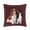 Charlies Grenat Decorative Pillow 18 x 18 Yves Delorme