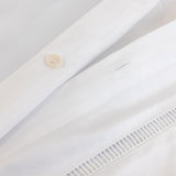 Duvet Zipper - Colisee Organic Sateen Bedding by Yves Delorme at Fig Linens and Home