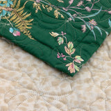 Contes Quilted Coverlet by Yves Delorme Quilted Coverlet Twin 71 x 94 Emerald Green at FIG LINENS AND HOME 2