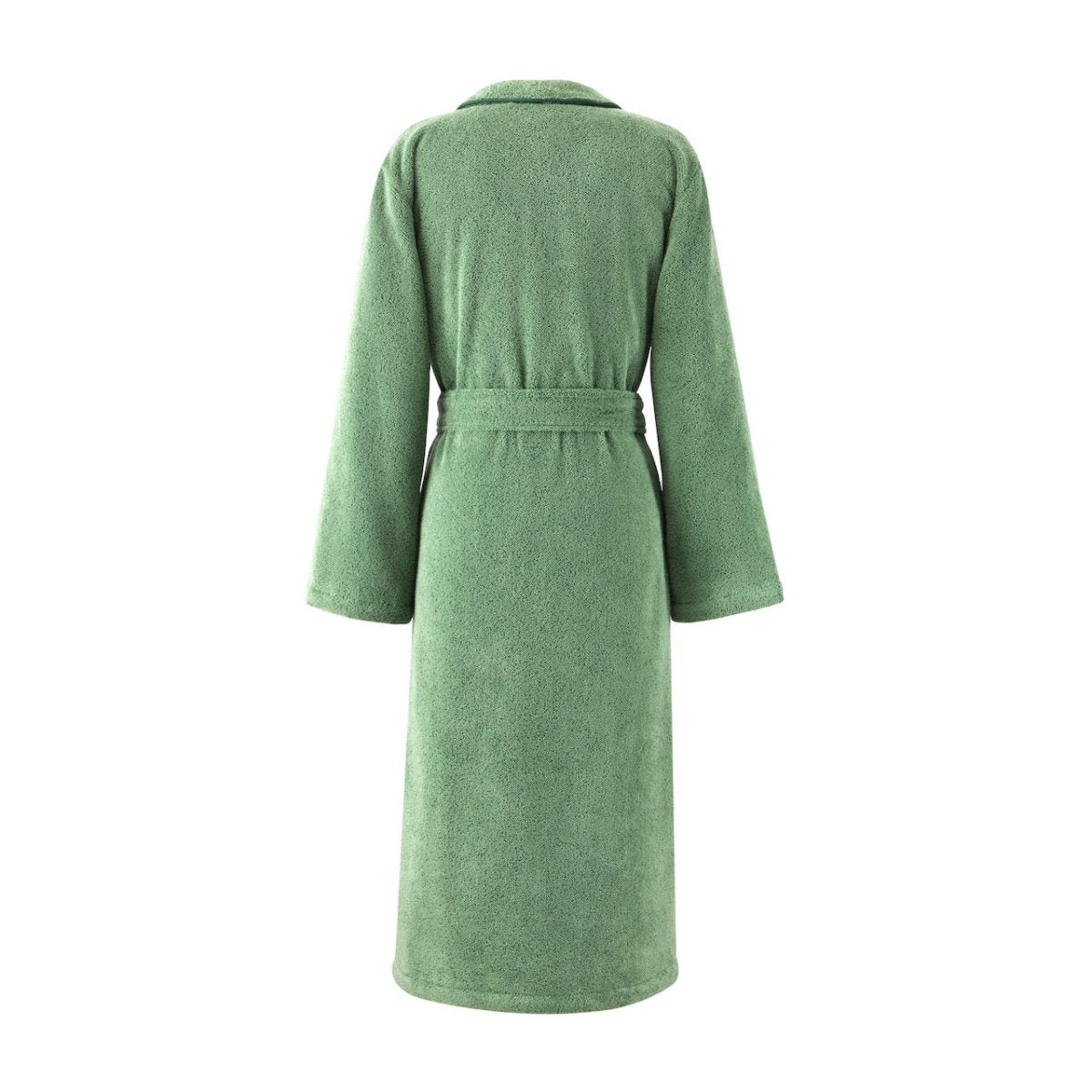 Contes Shawl Collar Bathrobe (Women's) by Yves Delorme Shawl collar Bathrobe (Women's) XL Foret Green at FIG LINENS AND HOME 7