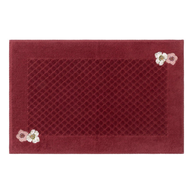 Corolles Bath Mat by Yves Delorme Bath Mat 22 x 35 Corolles at FIG LINENS AND HOME 1