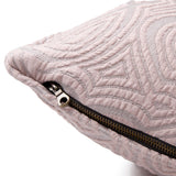 Corolles Decorative Pillow by Yves Delorme - Zipper Detail