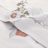 Flat Sheet Detail - Corolles Organic Cotton Bedding by Yves Delorme at Fig Linens and Home