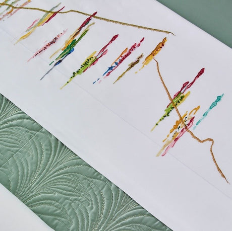 Diane Bedding by Yves Delorme Couture | Flat Sheet Detail 1 at Fig Linens and Home
