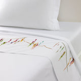 Diane Flat Sheet King 115 x 126 Yves Delorme Couture at Fig Linens and Home