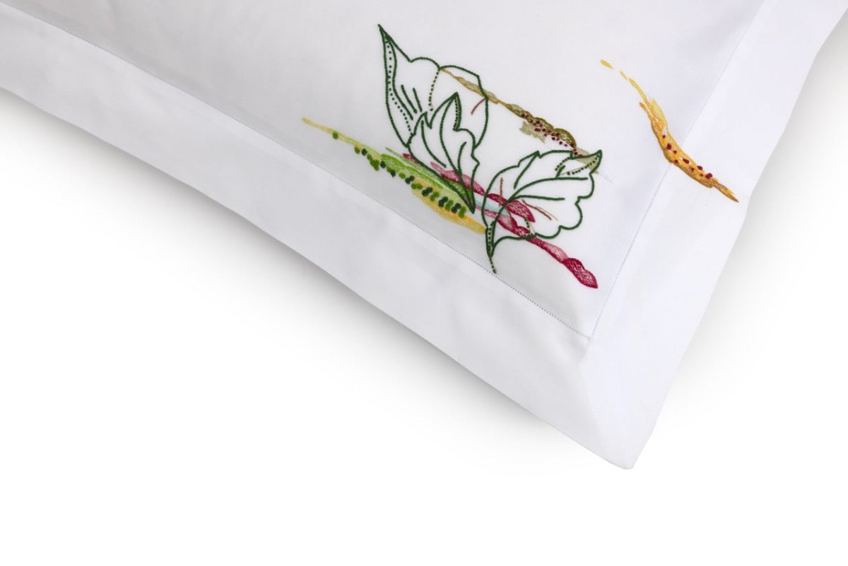Diane Bedding by Yves Delorme Couture | Pillow Sham Corner Detail at Fig Linens and Home