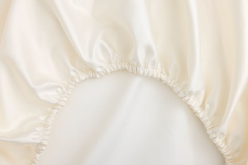 Fitted 2 Prodige Crème Bedding by Yves Delorme Couture at Fig Linens and Home