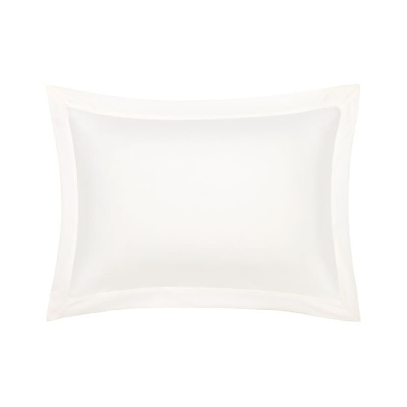 Sham Prodige Crème Bedding by Yves Delorme Couture at Fig Linens and Home