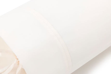 Neck 2 Prodige Crème Bedding by Yves Delorme Couture at Fig Linens and Home