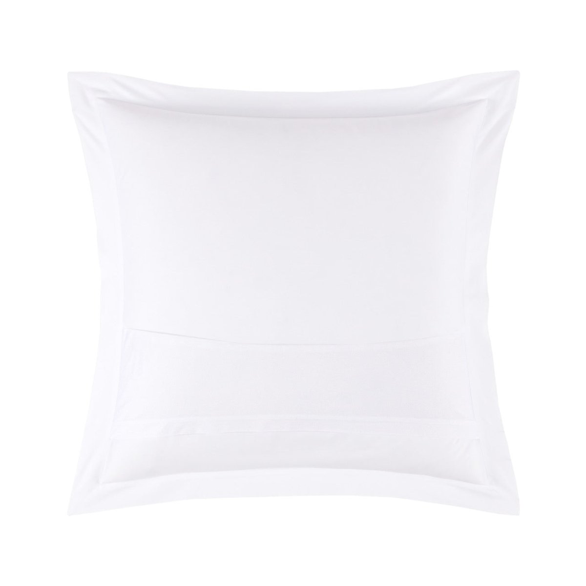 Zephyr Brun Bedding | Yves Delorme CoutureSolid Reverse of Pillow Sham - White without Embroidery