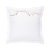 Zephyr Brun Sham Euro (Single) 26 x 26 Yves Delorme Couture at Fig Linens and Home