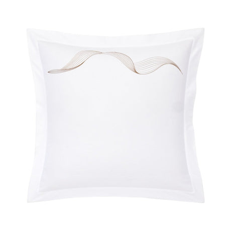 Zephyr Brun Sham Euro (Single) 26 x 26 Yves Delorme Couture at Fig Linens and Home