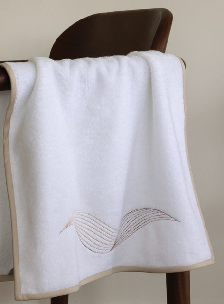 Zephyr Sable Towels by Yves Delorme Couture | Bath Towels & Washcloths 1