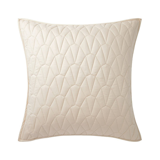 Vitrail Sable Quilted Decorative Pillow by Yves Delorme Couture - view 1