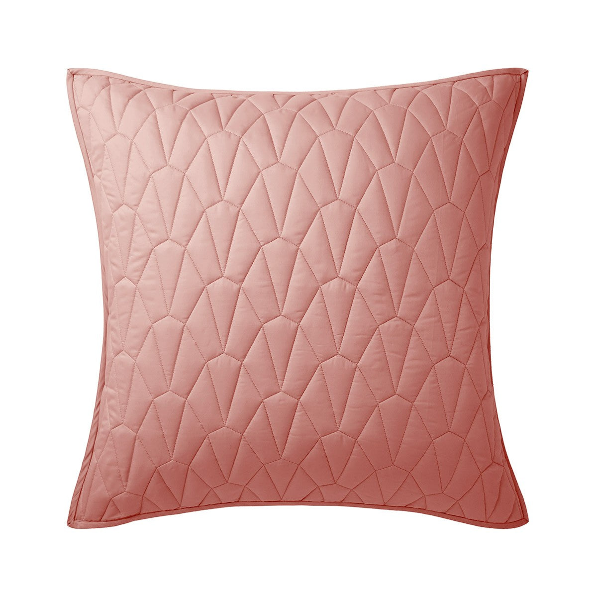 Vitrail Santal Quilted Decorative Pillow by Yves Delorme Couture - view 1