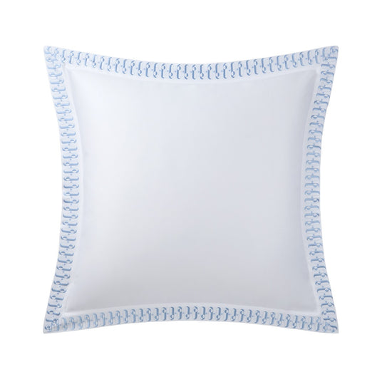 Dorian Blanc/Pastel Sham by Yves Delorme Couture - view 7