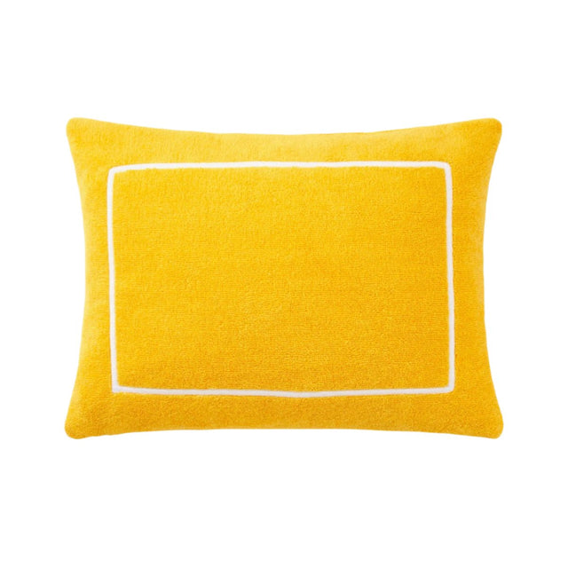 Croisiere Riviera Beach Pillow by Yves Delorme Beach Pillow (includes insert) 12 x 16 Riviera at FIG LINENS AND HOME 1