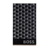 Cubo Jacquard Velour Beach Towel by Hugo Boss Home - Yves Delorme at Fig Linens and Home 2