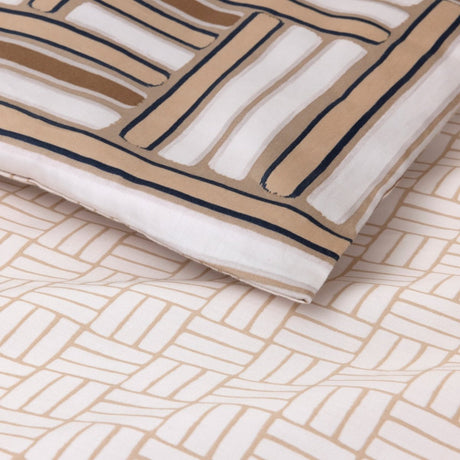Duvet Cover Reverse - Dedale Cotton Bedding by Hugo Boss Home at Fig Linens and Home