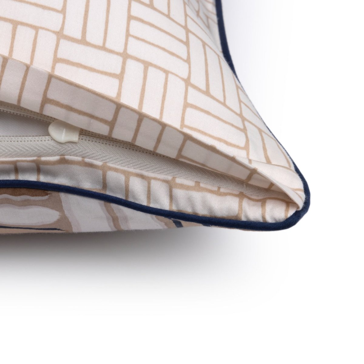 Pillow Sham Zipper - Dedale Cotton Bedding by Hugo Boss Home at Fig Linens and Home