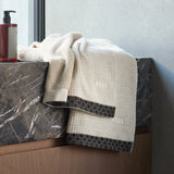 Dedale Towels by Hugo Boss Home at Fig Linens and Home - Lifestyle 1