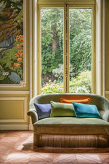 Divan Corail Decorative Pillow by Yves Delorme Decorative Pillow 26 x 26 Corail at FIG LINENS AND HOME 4