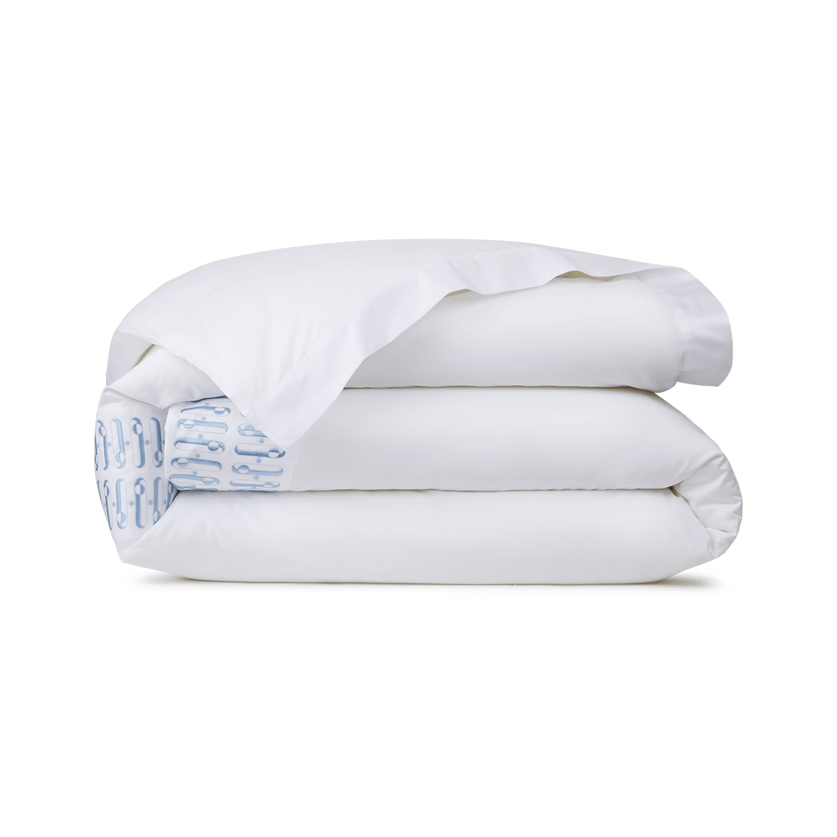 Dorian Pastel Duvet Cover by Yves Delorme Couture King Duvet Cover Blanc/Pastel at FIG LINENS AND HOME 1